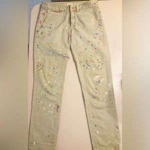 Anthropology cotton Chino pants size 25 petite